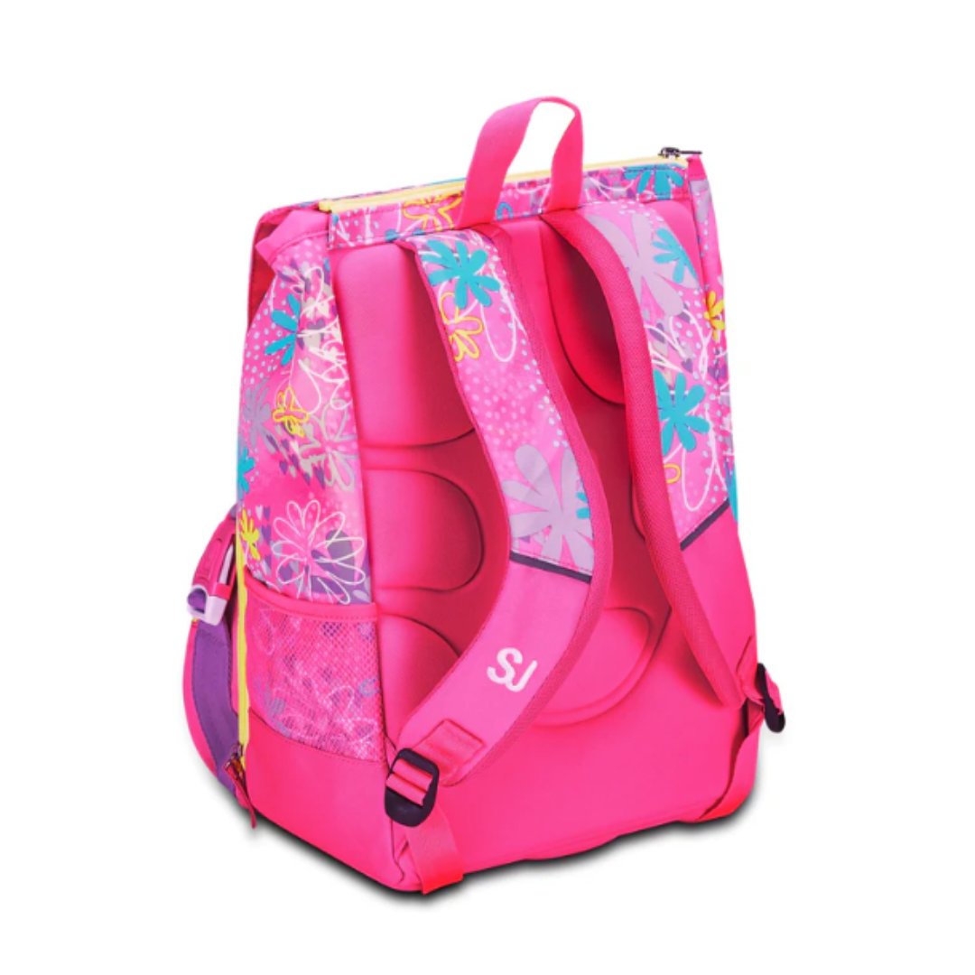 Seven Zaino Scuola Estensibile SJ Gang Girl – Unicorno con Luci LED Ricaricabili USB