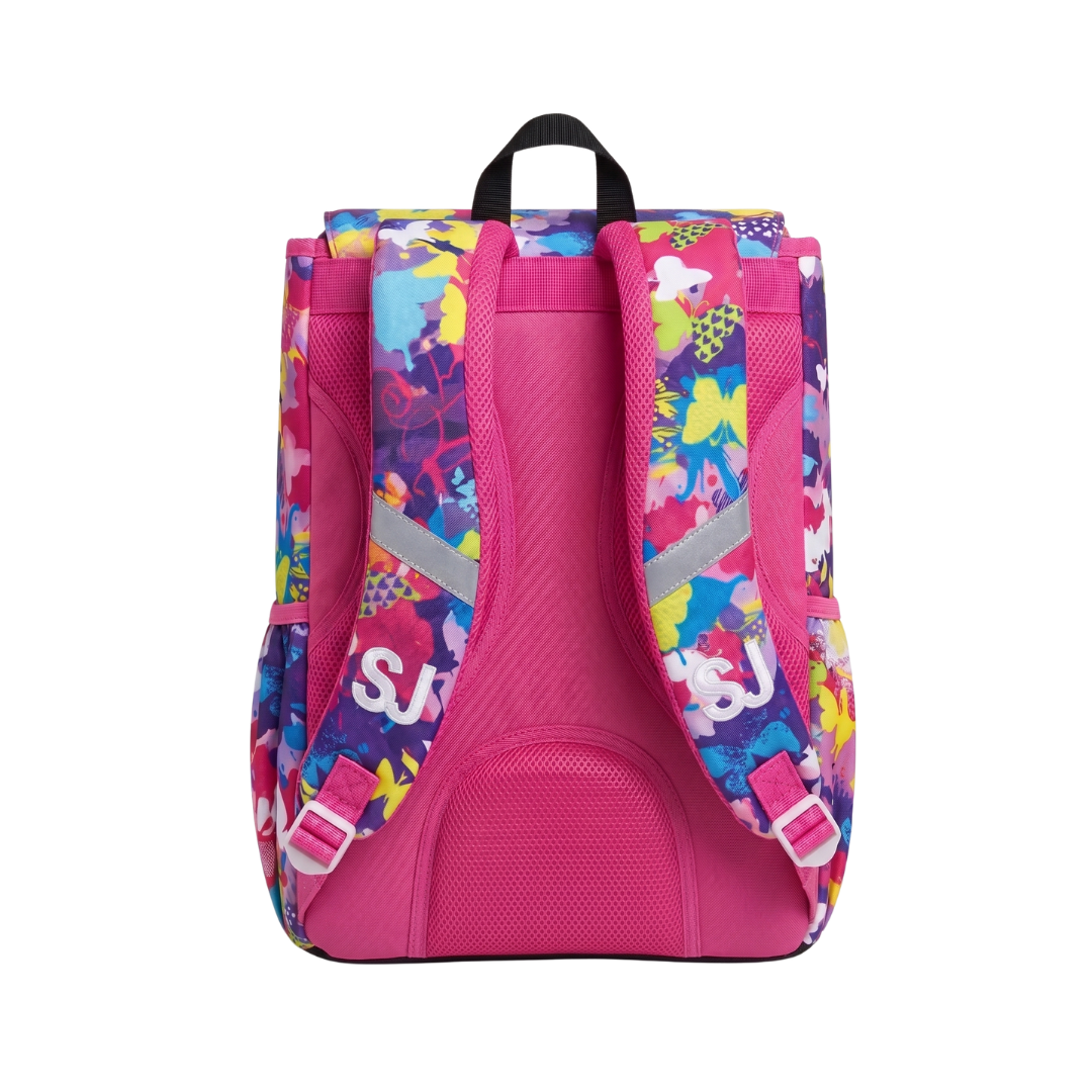 Seven Zaino Scuola Elementare Estensibile SJ Gang Girl – Rosa e Viola – 21/28 Litri