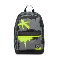 Seven Zaino Scuola GRS Reversible con Cuffie Wireless – Arancione
