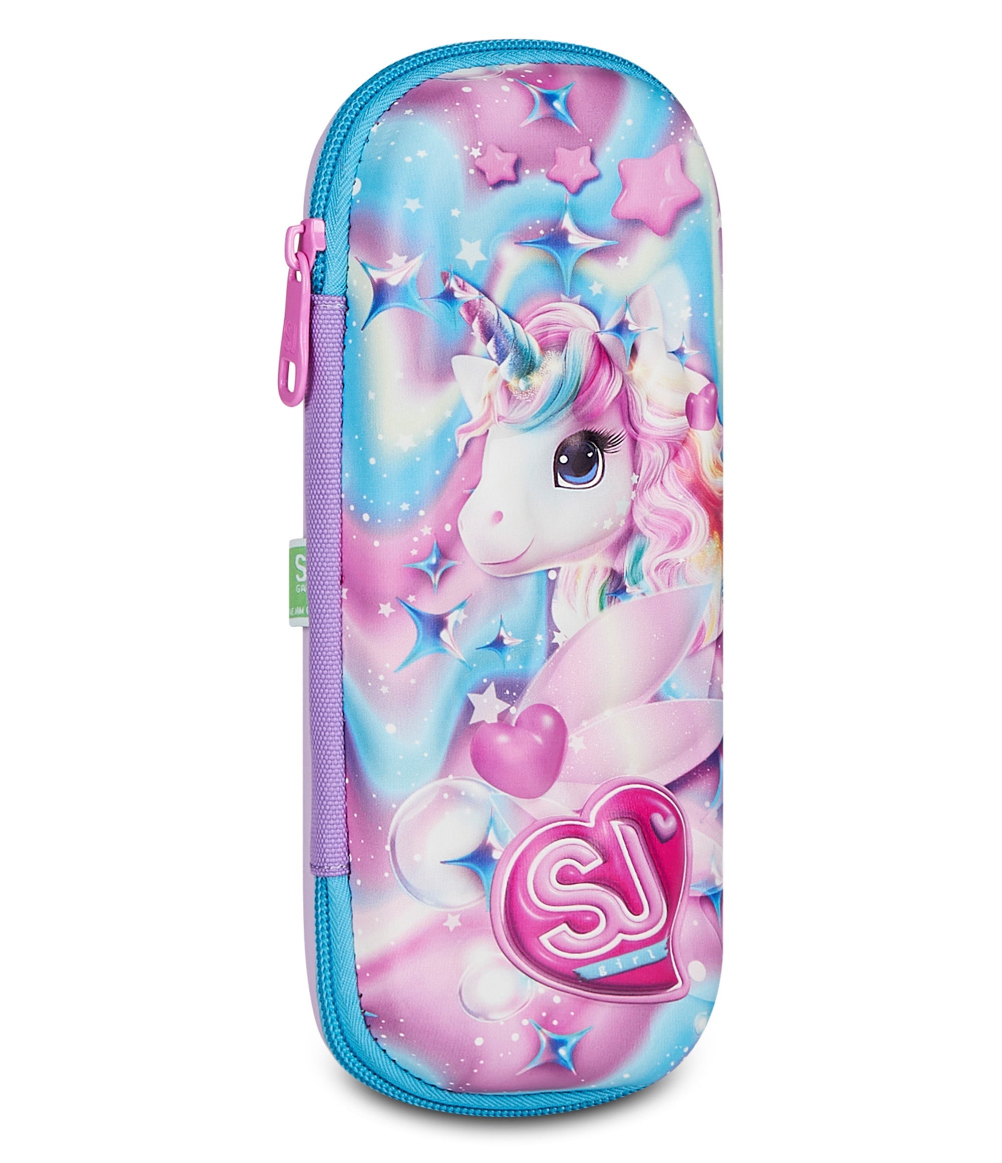 SJ Gang Bustina 3D Glow Led Unicorn Girl