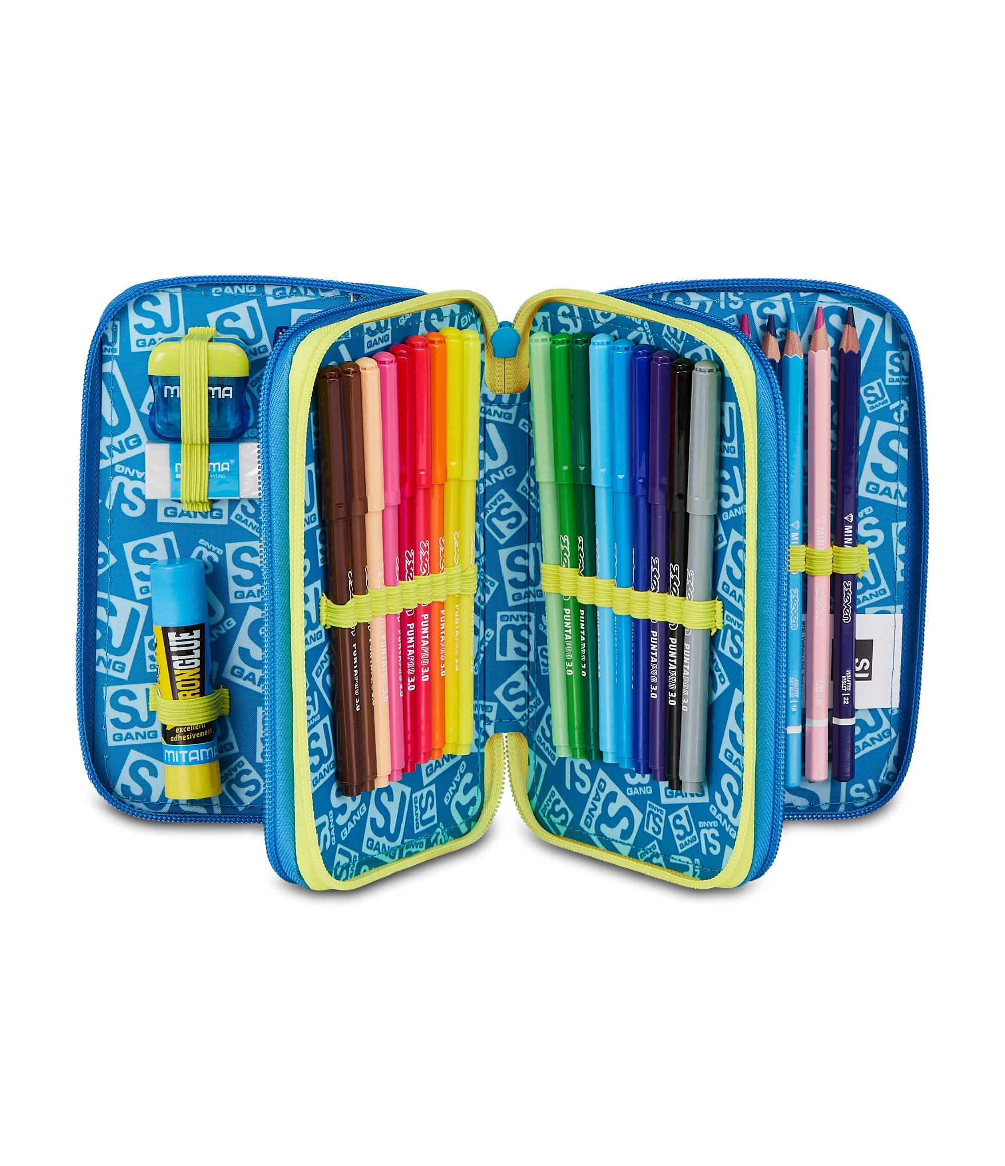 SJ Gang Astuccio 3 Zip Glace Panther Boy