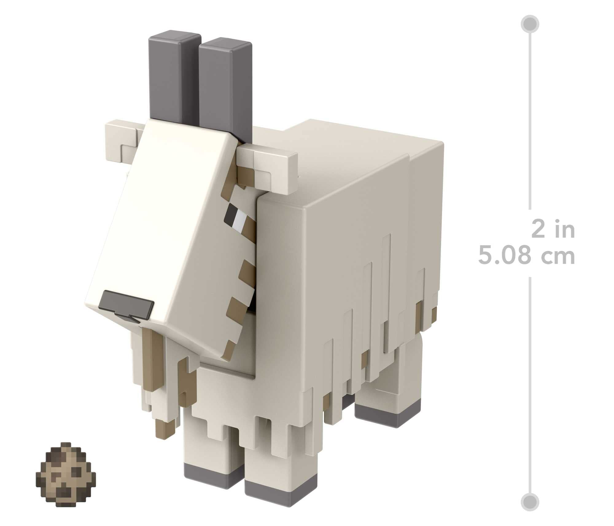 Minecraft Capra Action Figure 8 cm con Pezzo Portale e Accessorio – Dai 6 Anni