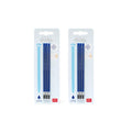 Legami Refill Penna Cancellabile, Inchiostro Blu, 3 Pezzi, 13 cm, Set di 2 Confezioni
