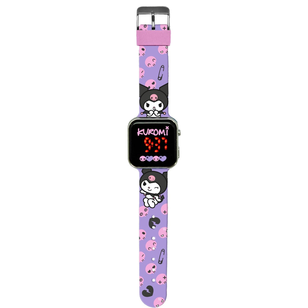 Orologio Digitale Kuromi Viola per Bambina – Kids Licensing | LED