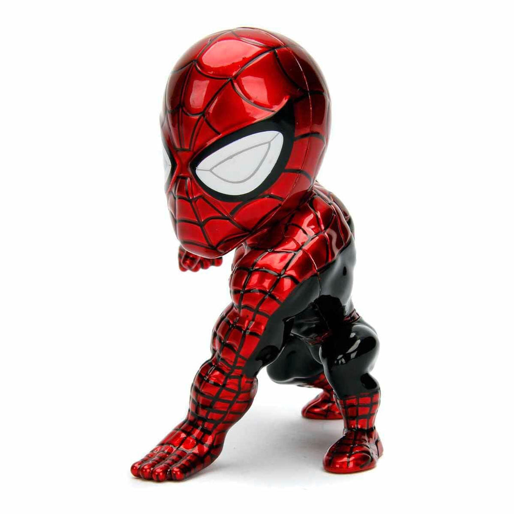Jada Toys Marvel Superior Spider-Man – Personaggio Die-Cast 10 cm, Rosso/Blu Metallizzato