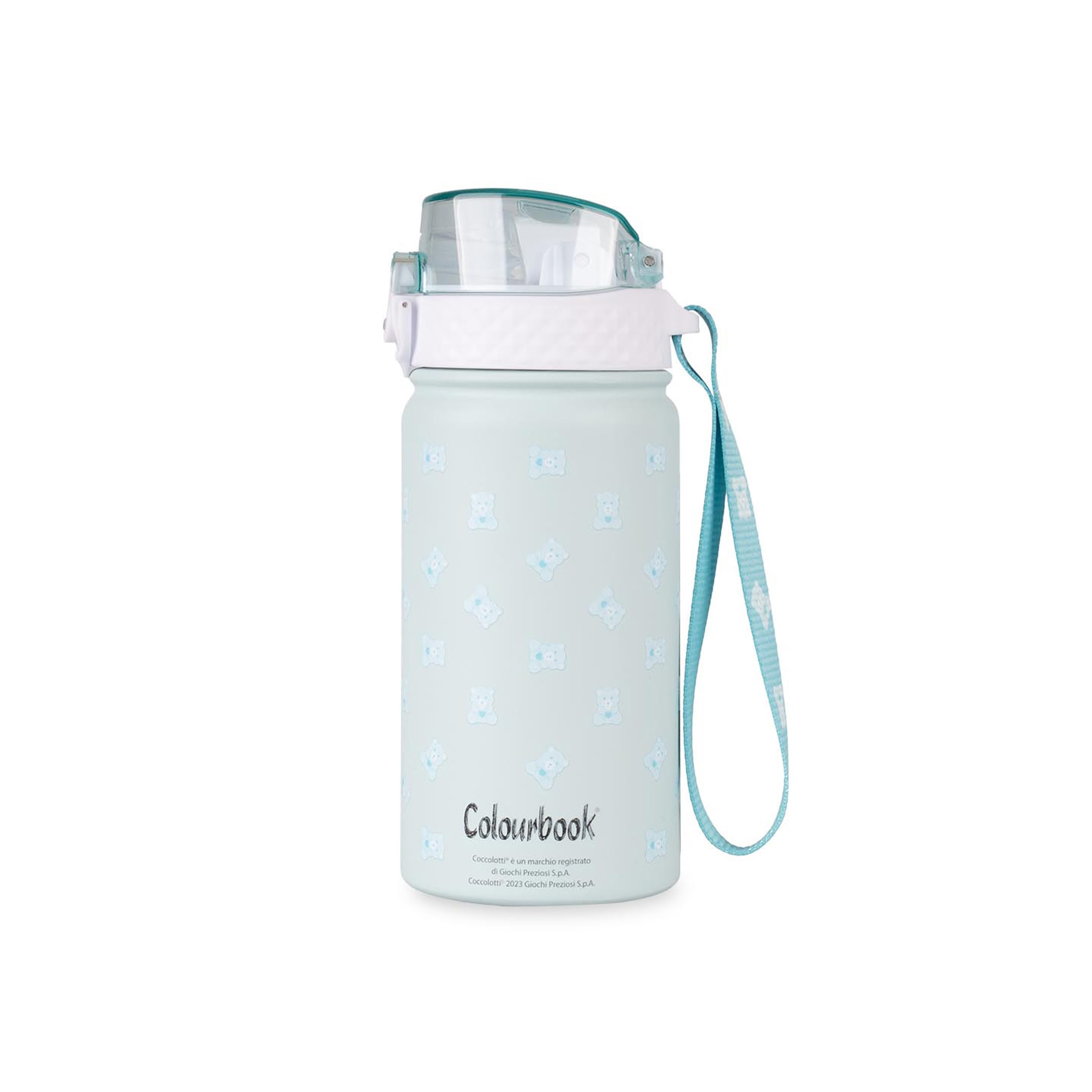 Colourbook Coccolotti – Borraccia Termica 400 ml | Acciaio Inox Doppia Parete | Beccuccio Silicone | Caldo/Freddo 12h