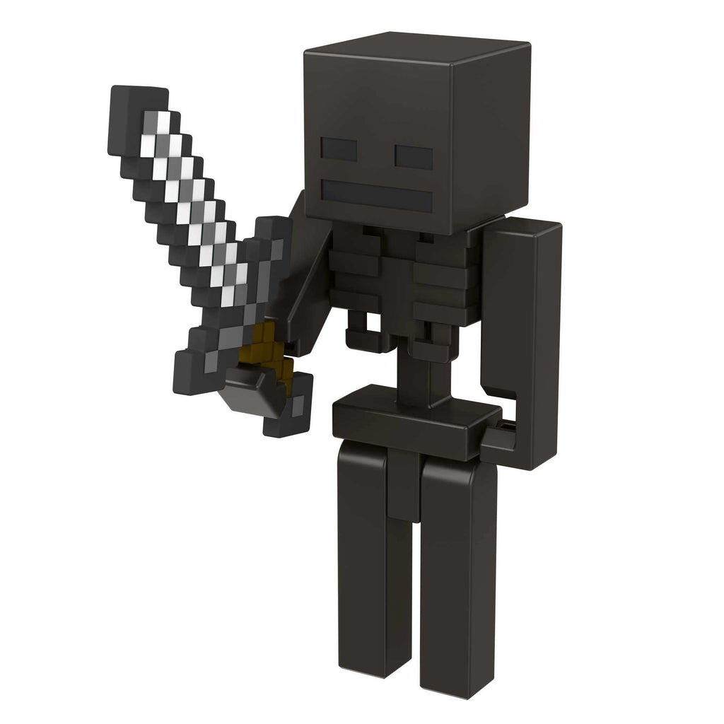 Mattel Minecraft – Wither Skeleton Da Collezione | Action Figure Ufficiale | Idea Regalo