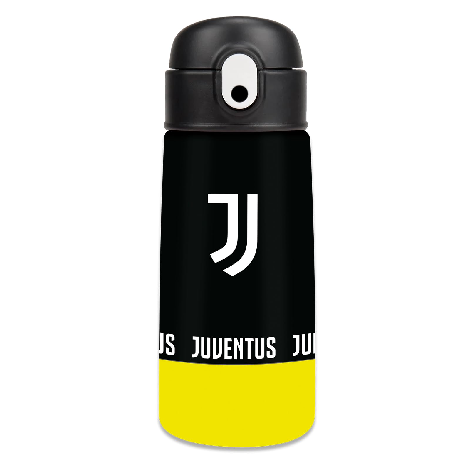 Borraccia Termica Seven Juventus 460 ml – Acciaio Inox BPA Free | Caldo 12h Freddo 24h | Prodotto Ufficiale