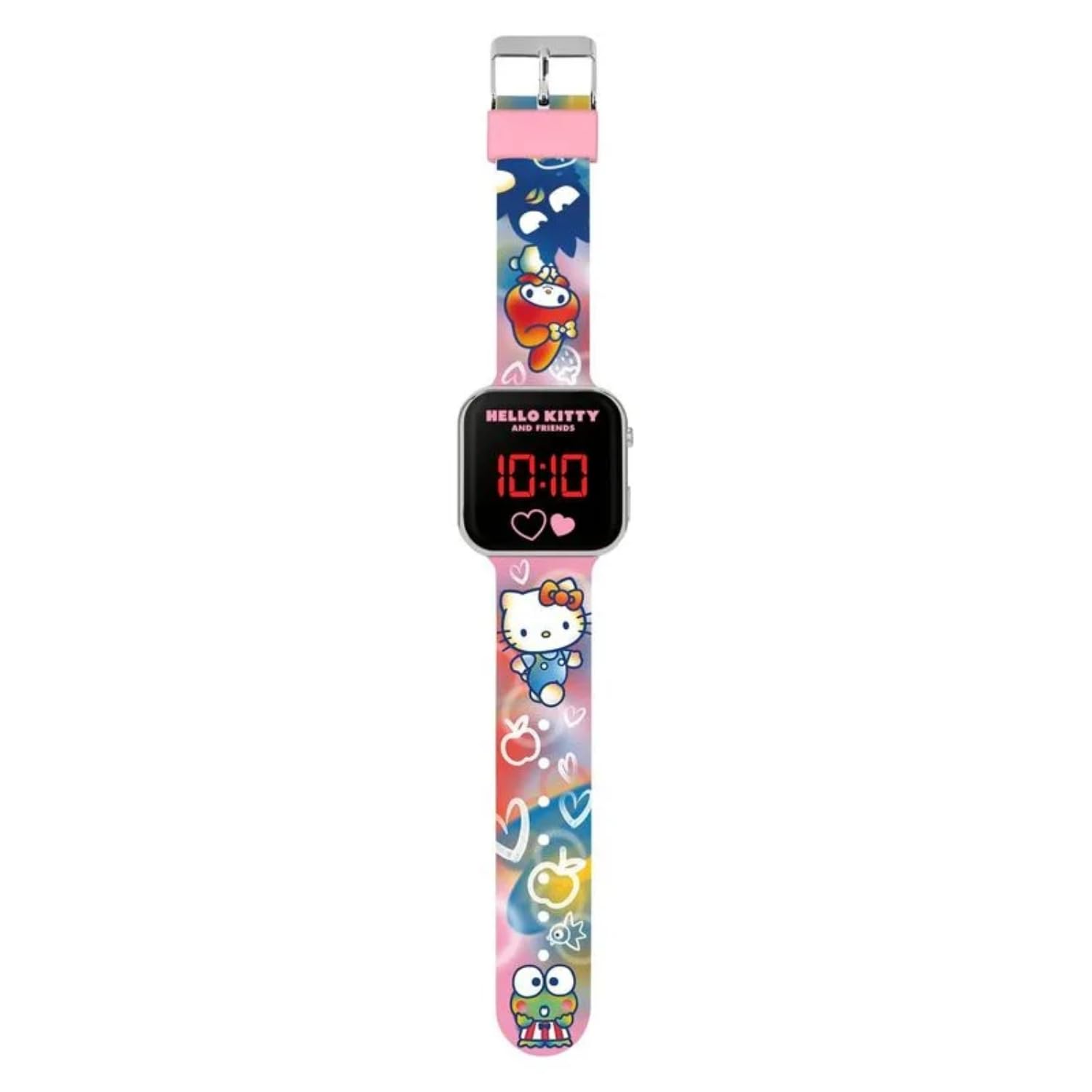 Orologio Hello Kitty Rosa per Bambina – LED Digitale | Cinturino Silicone