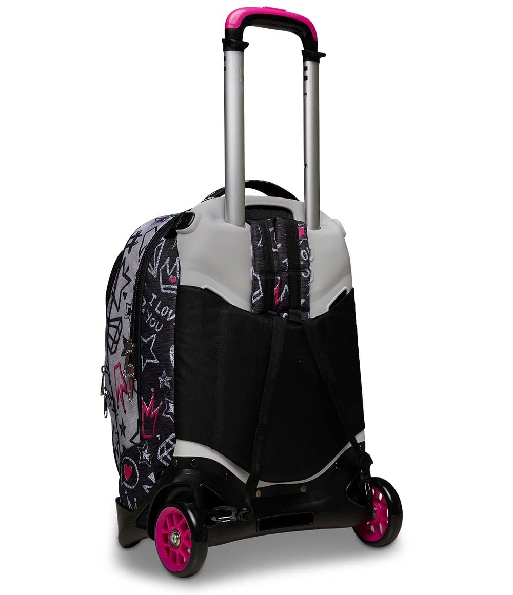 Seven Trolley Scuola Jack 2 Ruote – Zaino con Carrello per Bambini