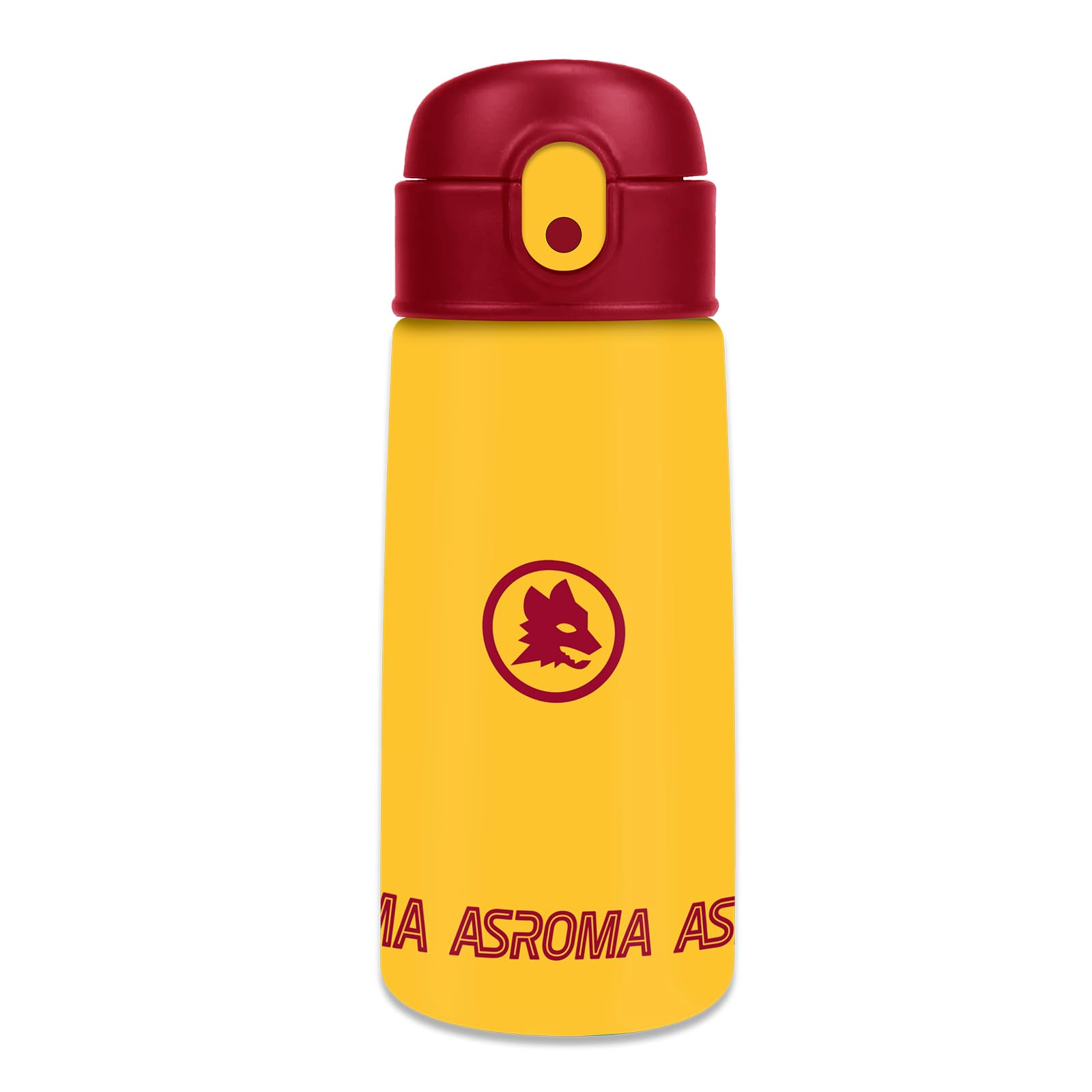 Borraccia Termica Seven AS Roma 460 ml – Acciaio Inox BPA Free | Caldo 12h Freddo 24h | Prodotto Ufficiale