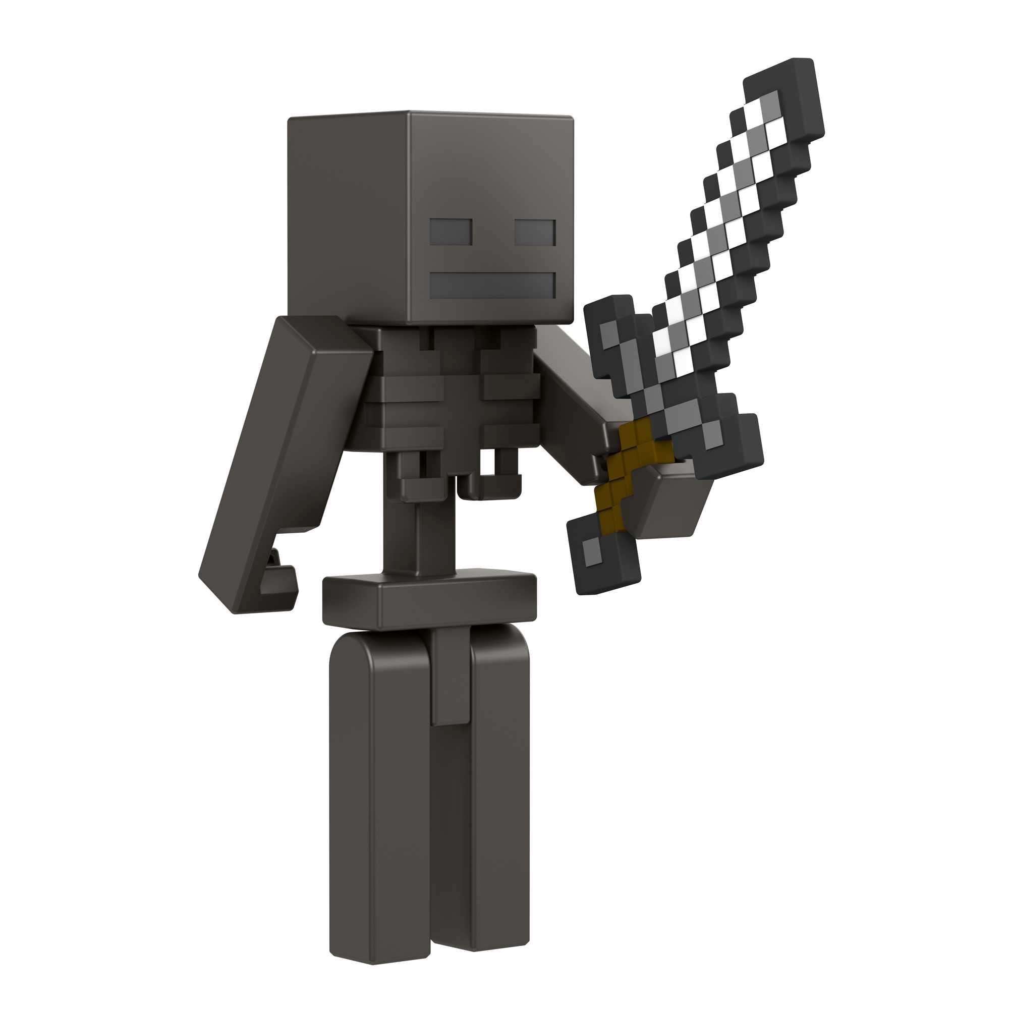 Mattel Minecraft – Wither Skeleton Da Collezione | Action Figure Ufficiale | Idea Regalo