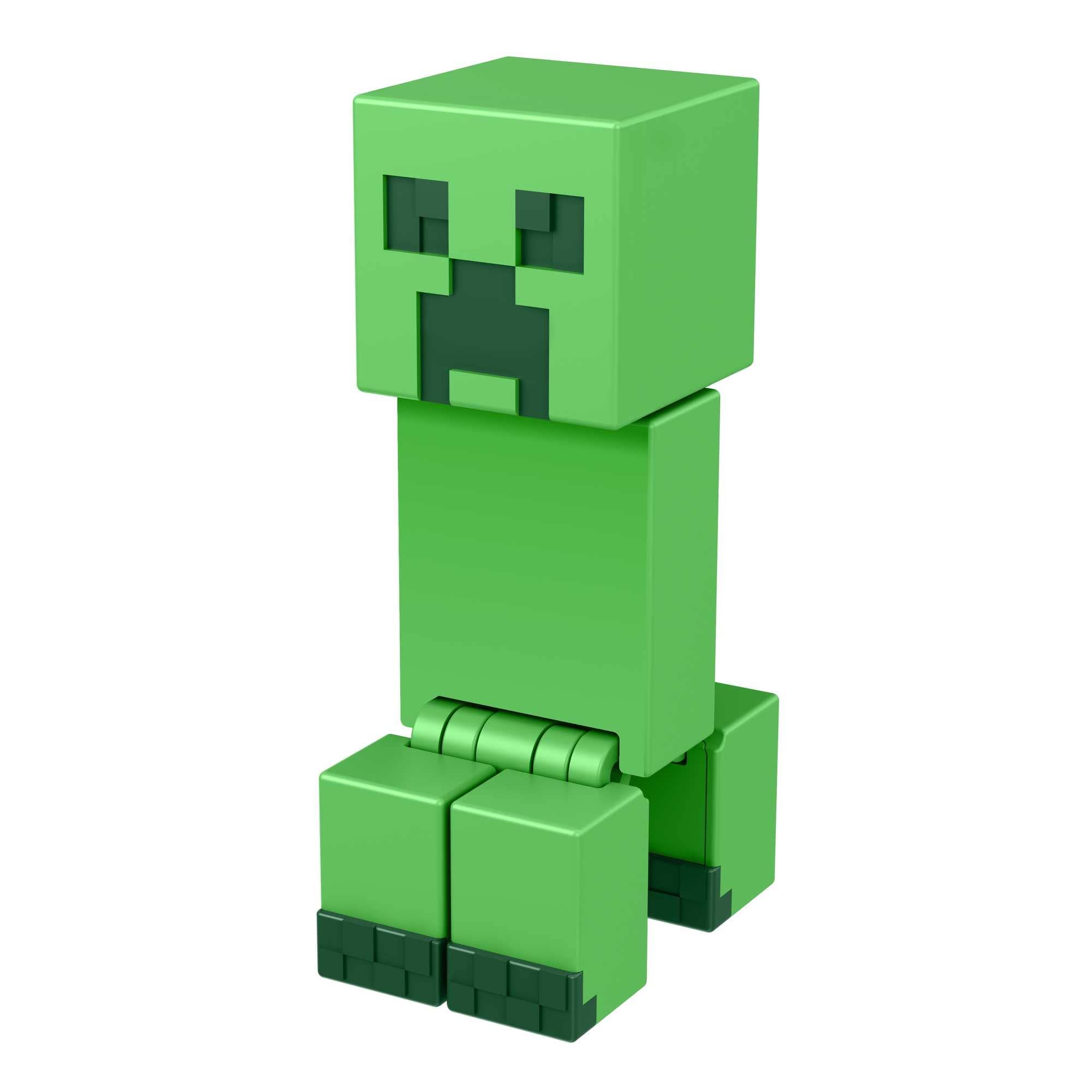 Minecraft Creeper Action Figure 8 cm con Pezzo Portale e Accessorio – Dai 6 Anni