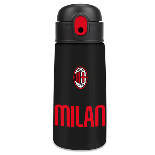 Borraccia Termica Seven AC Milan – Acciaio Inox BPA Free | Caldo 12h Freddo 24h | Prodotto Ufficiale
