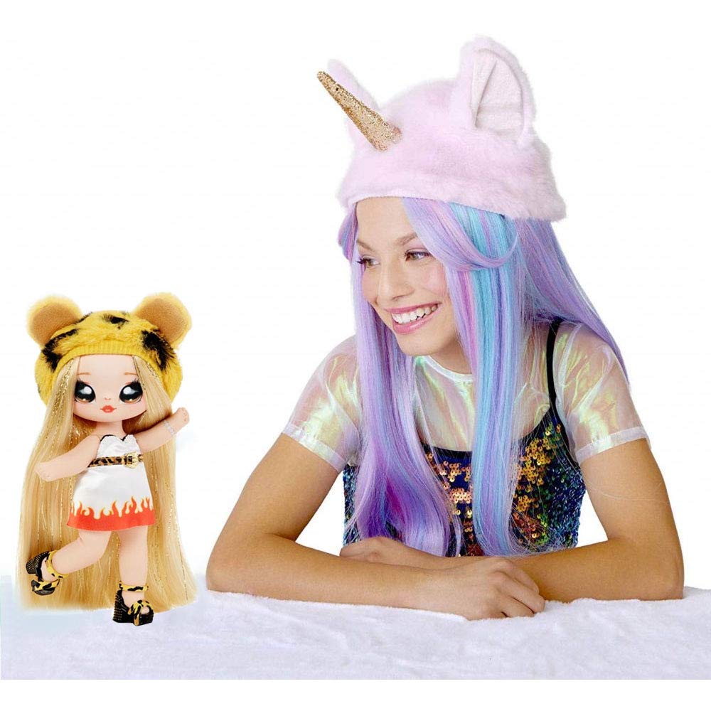 Na! Na! Na! Surprise – Peluche Serie 3 con Bambola Fashion a Sorpresa e Coriandoli | Giochi Preziosi | NAA03000