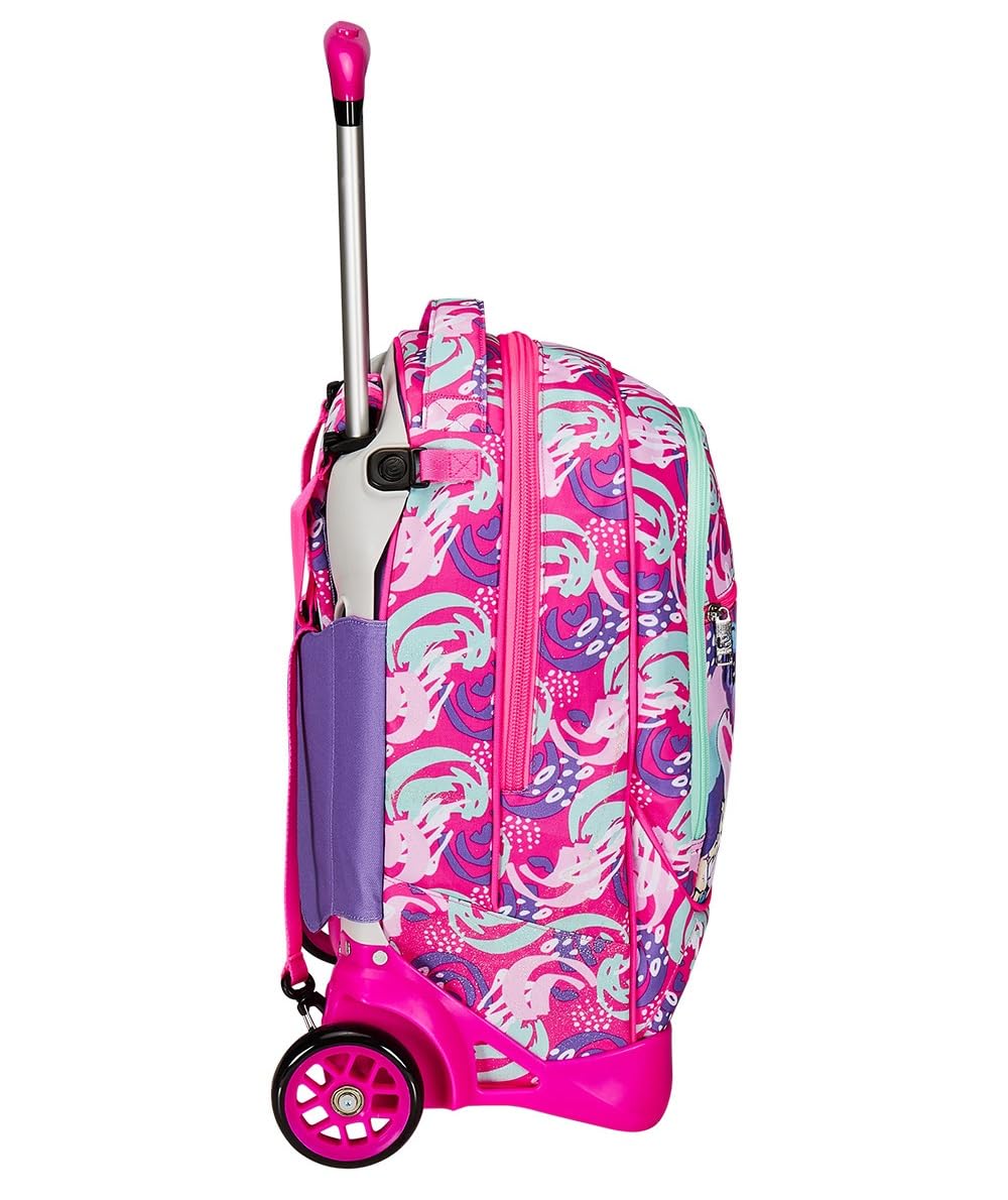 Trolley SJ Gang New Tech Cuccioli Rosa – Zaino con Carrello | Scuola