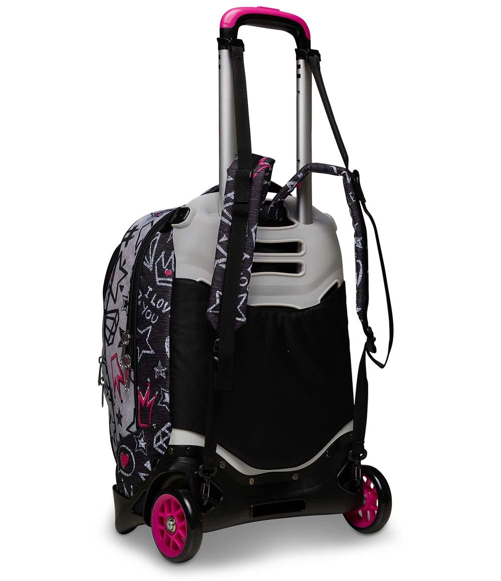 Seven Trolley Scuola Jack 2 Ruote – Zaino con Carrello per Bambini