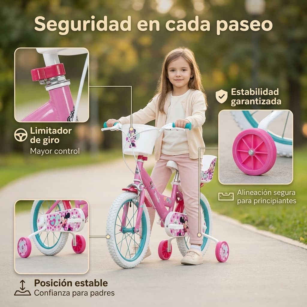 Bicicletta Disney Minnie 16 TOIMSA Huffy – Bambini 5-8 Anni