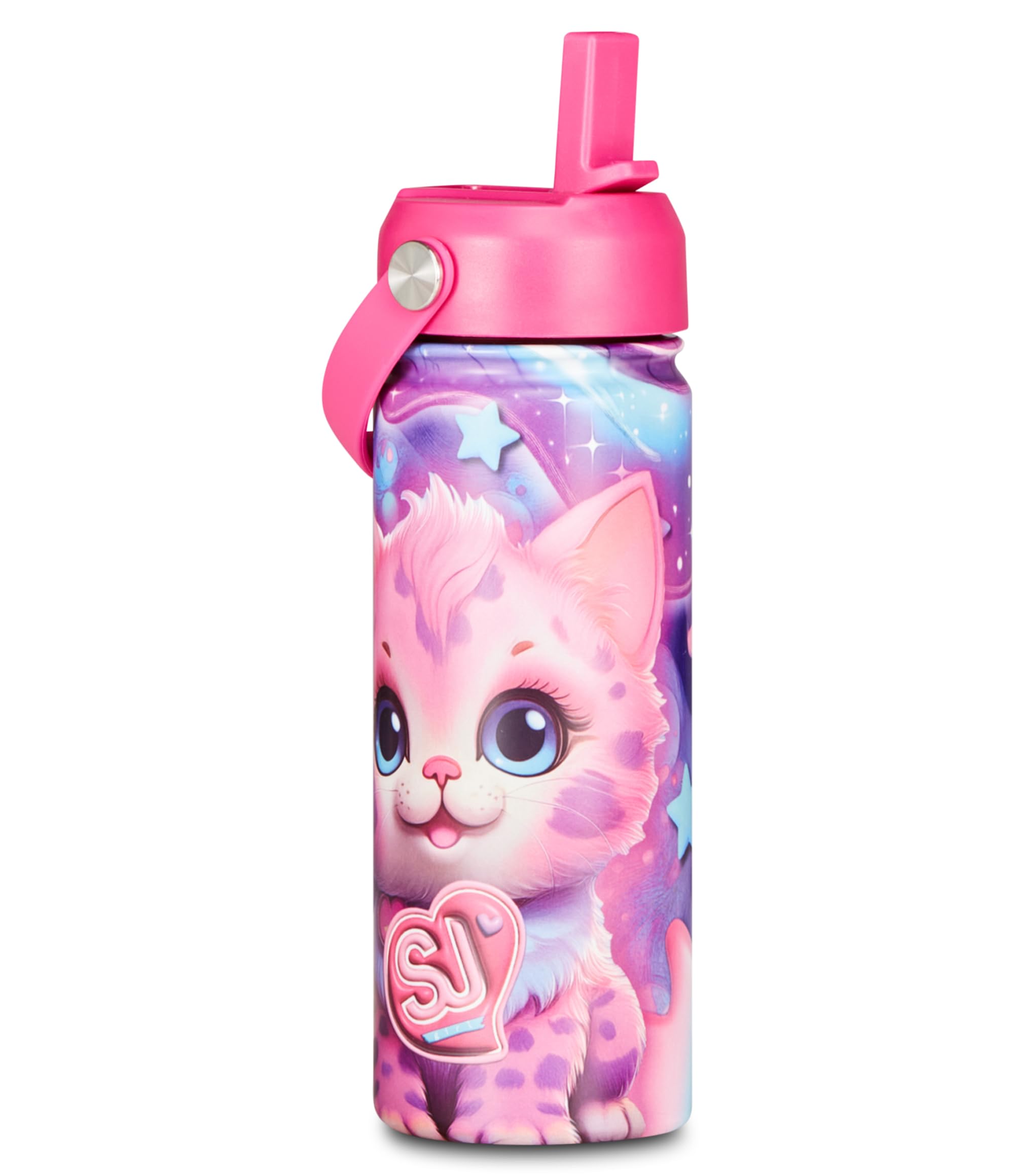 SJ Gang – Borraccia Termica 500 ml Multicolore per Bambina e Ragazza | Acciaio Inox 304 BPA Free | Riutilizzabile | Caldo 12h / Freddo 24h