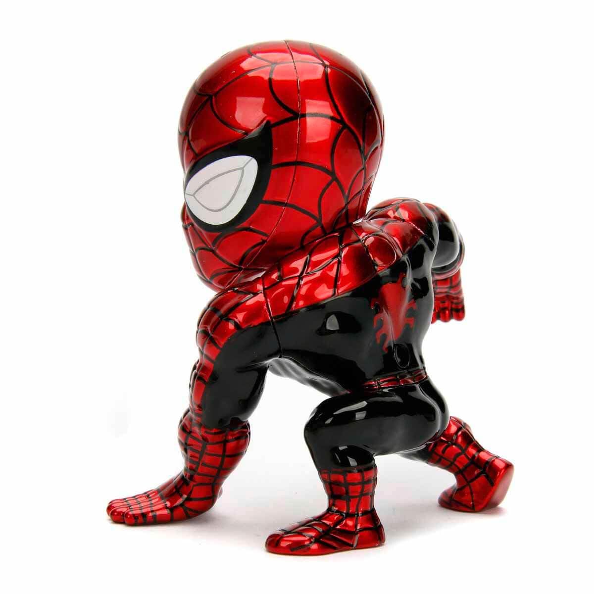 Jada Toys Marvel Superior Spider-Man – Personaggio Die-Cast 10 cm, Rosso/Blu Metallizzato
