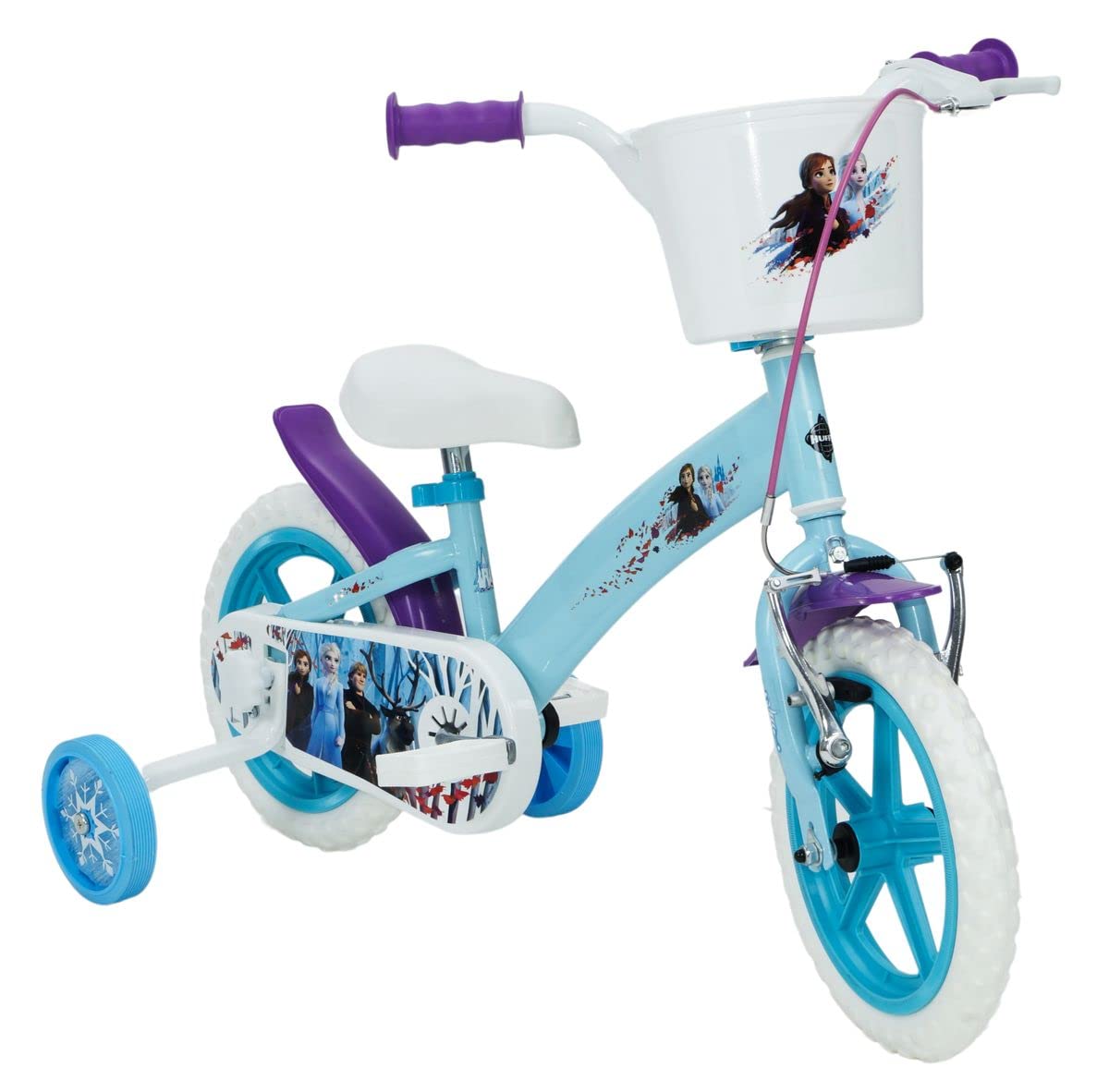 Bicicletta Disney Frozen Huffy Blu e Bianco – Bambina 3-5 Anni con Stabilizzatori