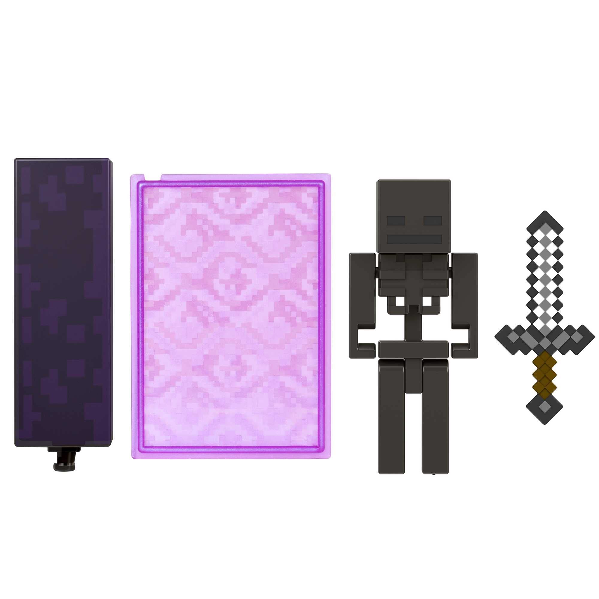 Mattel Minecraft – Wither Skeleton Da Collezione | Action Figure Ufficiale | Idea Regalo