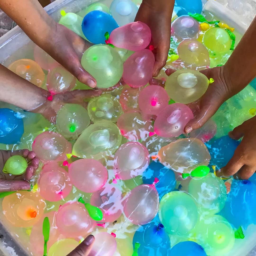 Palloncini d'Acqua Rapid Fill Crazy Color – 111 Bombe in 60 Secondi + 1000 Pezzi di Ricarica | Lim
