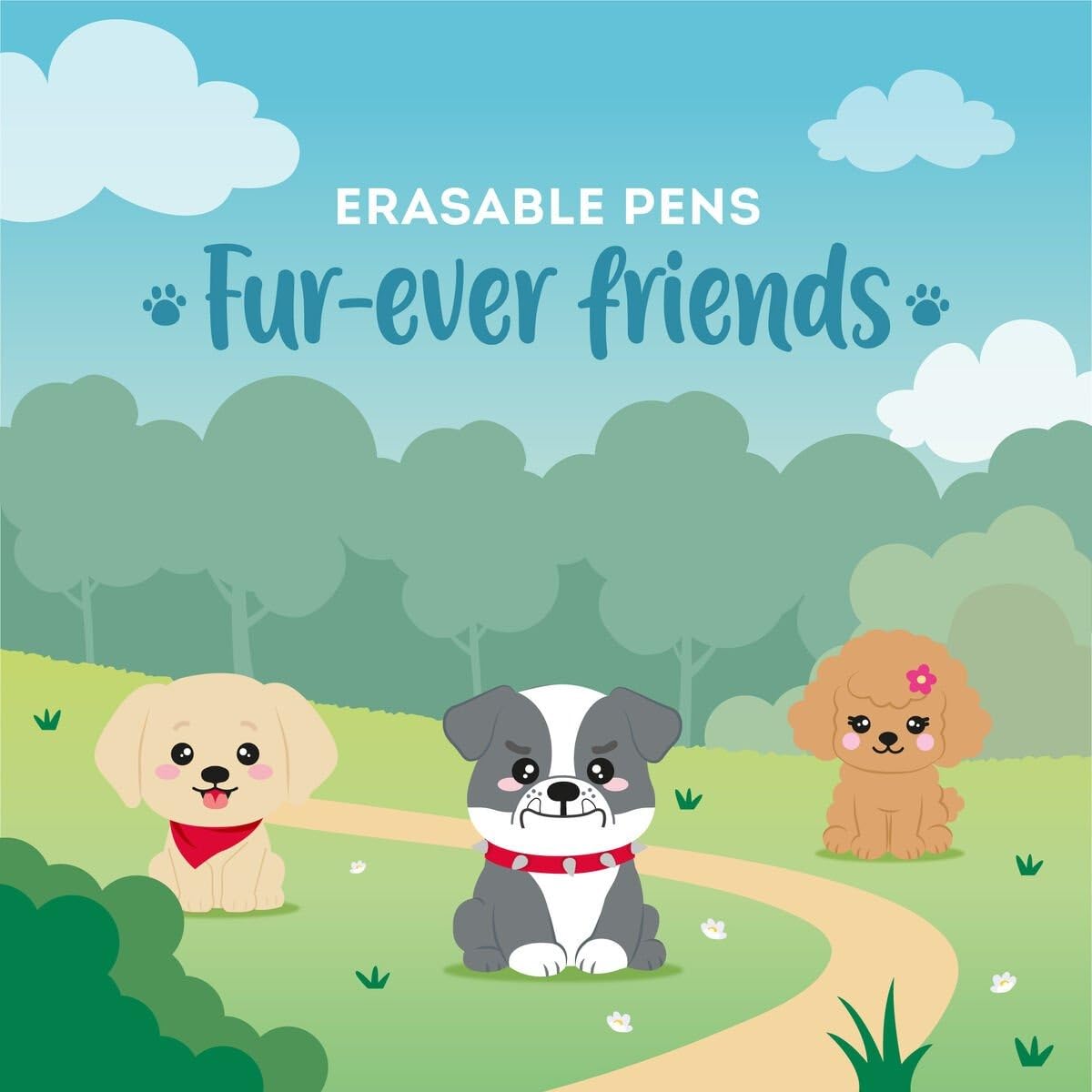 Legami Set Penne Cancellabili Fur-ever Friends e Farm Sweet Farm – Limited Edition