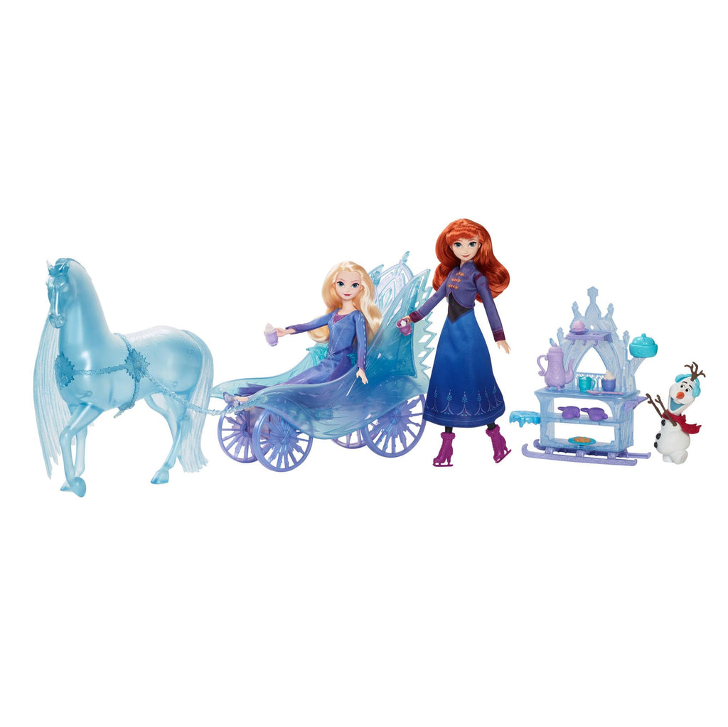 Mattel Disney Frozen Elsa Bambola con Nokk e Carrozza – JBG56