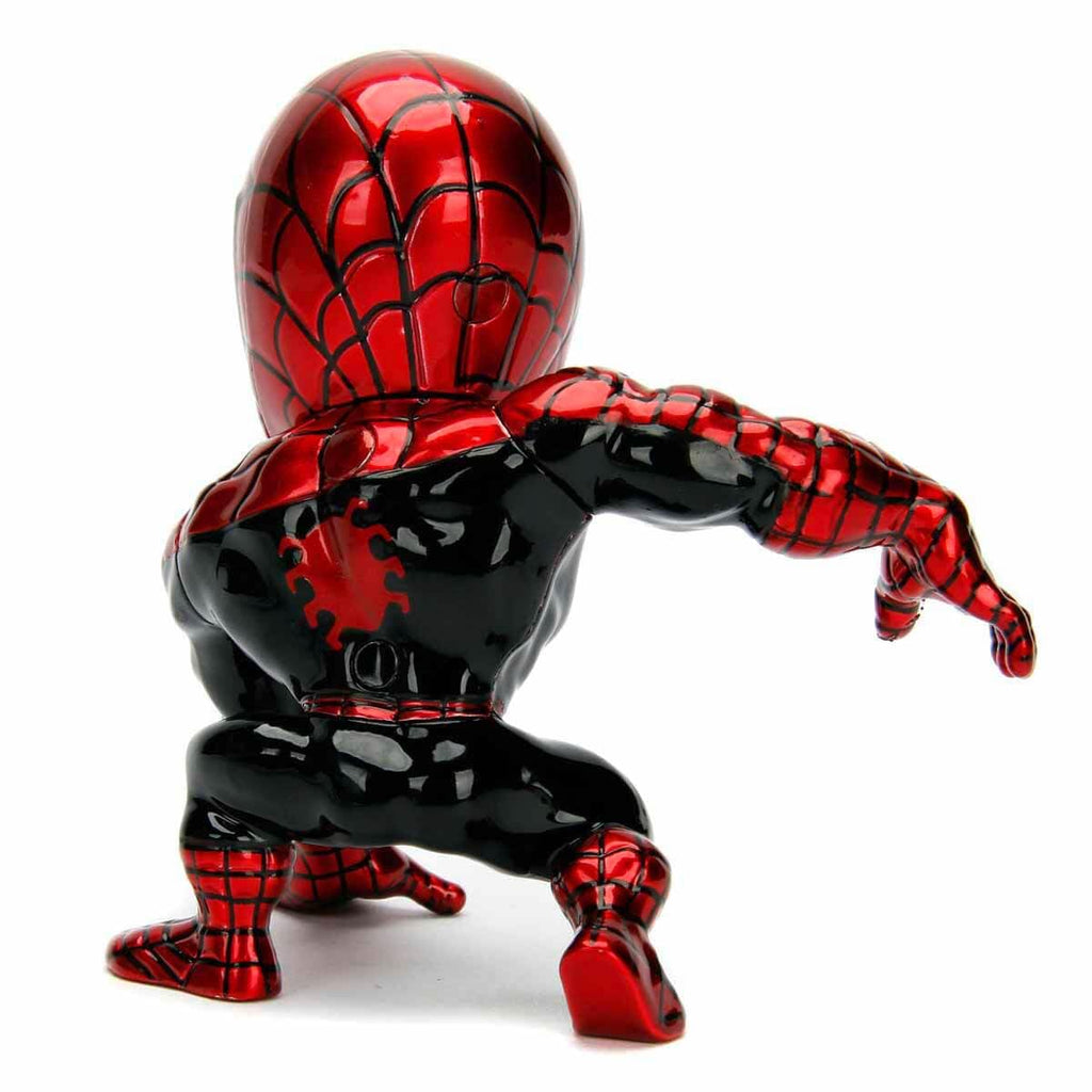 Jada Toys Marvel Superior Spider-Man – Personaggio Die-Cast 10 cm, Rosso/Blu Metallizzato