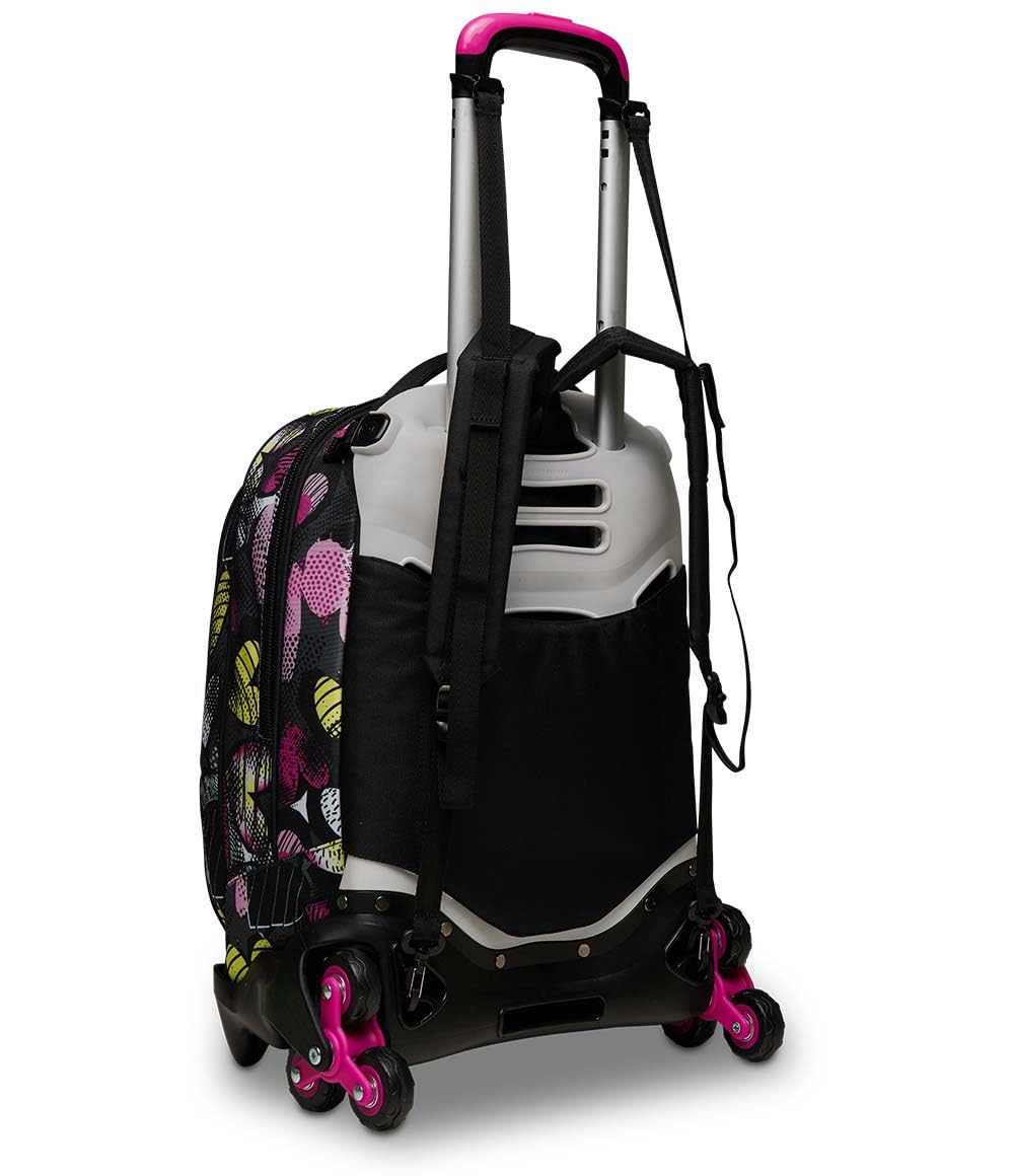 Seven Trolley Scuola Jack 3 Ruote – Multicolore – 37x51x27 cm
