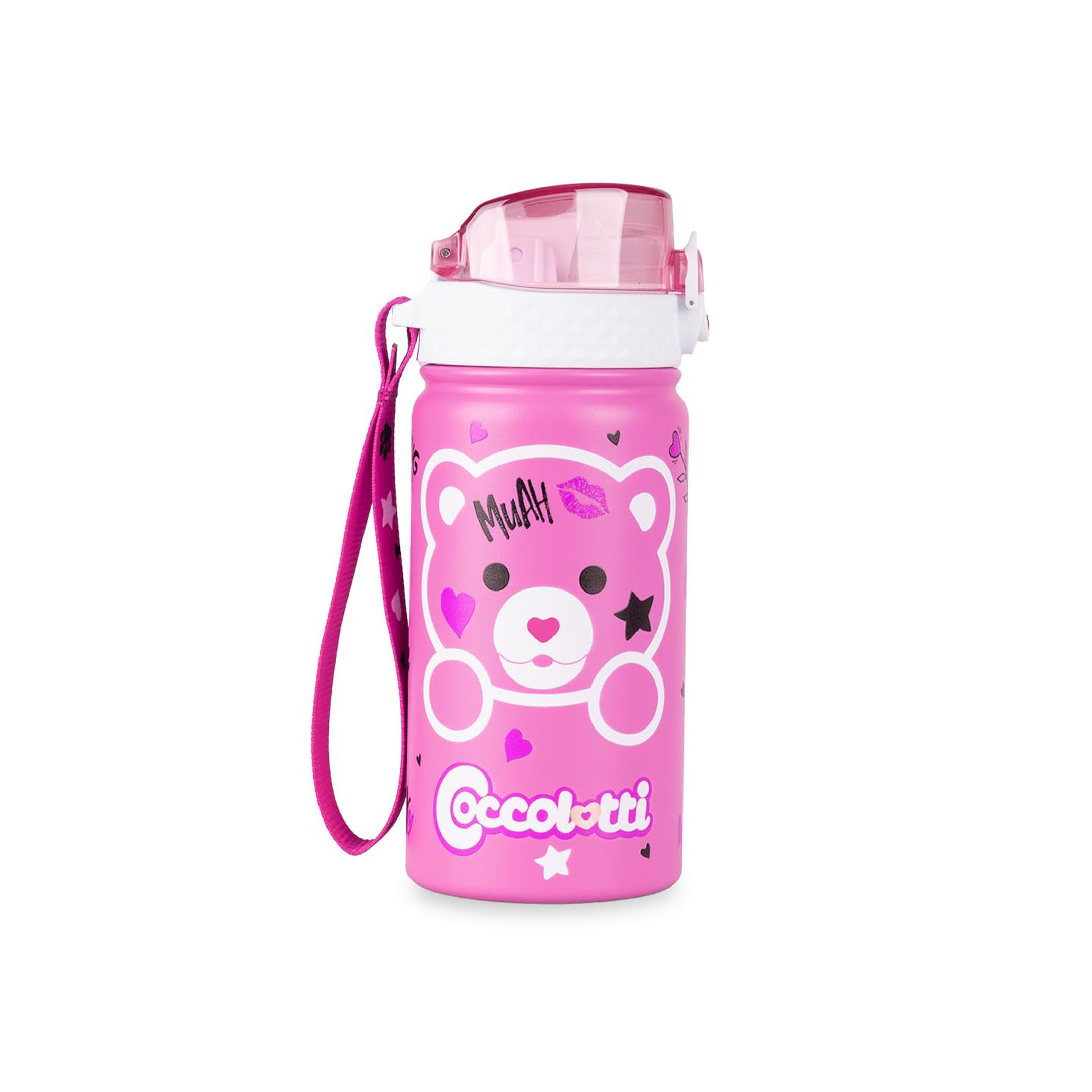 Borraccia Termica Colourbook Coccolotti 400 ml Rosa – Acciaio Inox | Scuola
