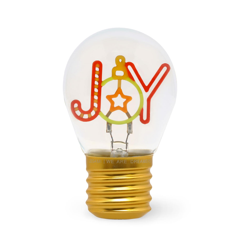 Legami Lampada da Tavolo a Bulbo Joy – Ricaricabile USB, Wireless, Solo Uso Interno | 6,8x10,5 cm