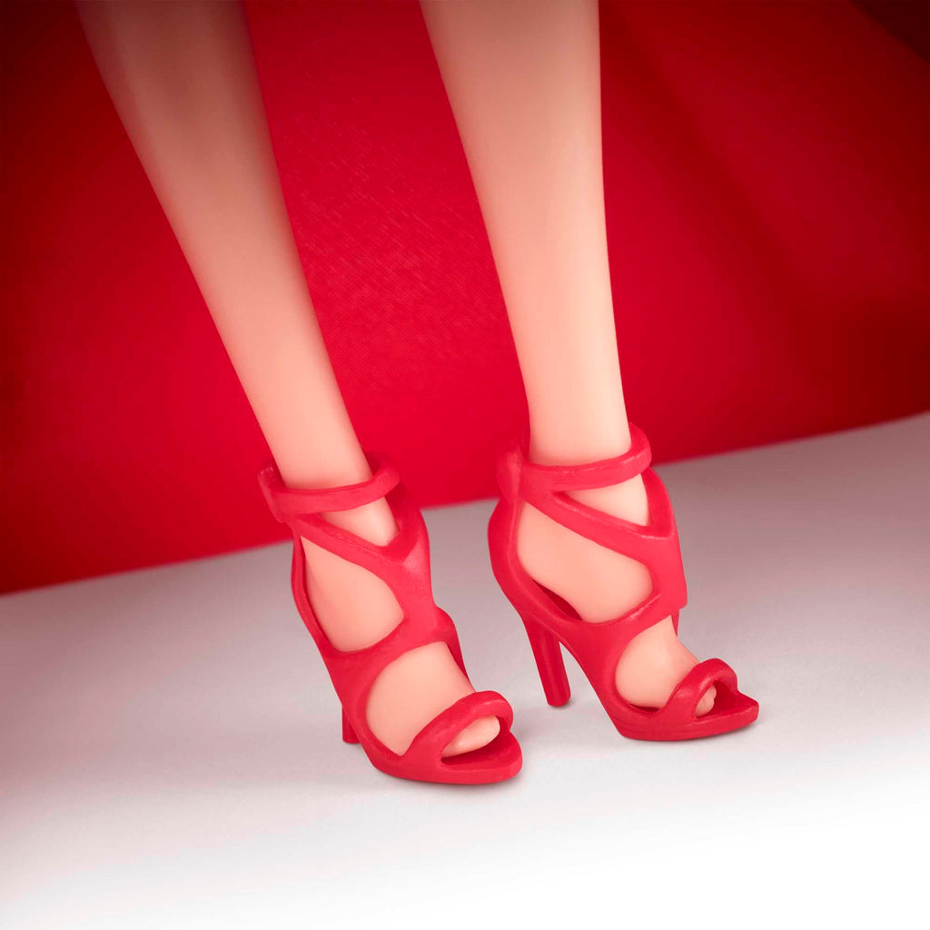 Barbie Signature Magia delle Feste 2022 – Bambola Bionda da Collezione con Abito Rosso | HBY03