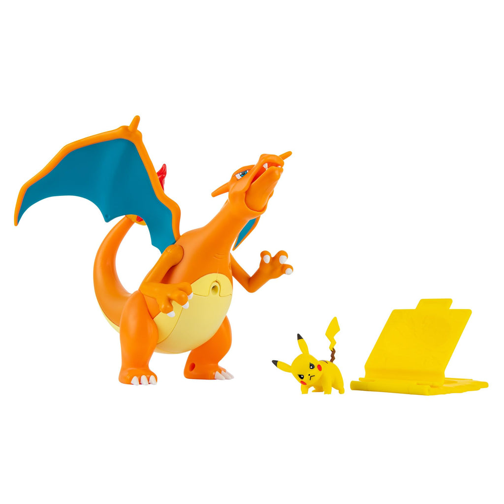 Pokémon Charizard Deluxe Feature Figure da Collezione