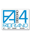 Fabriano Album da Disegno F4 33x48 cm Ruvido – 200 g/m², 20 Fogli