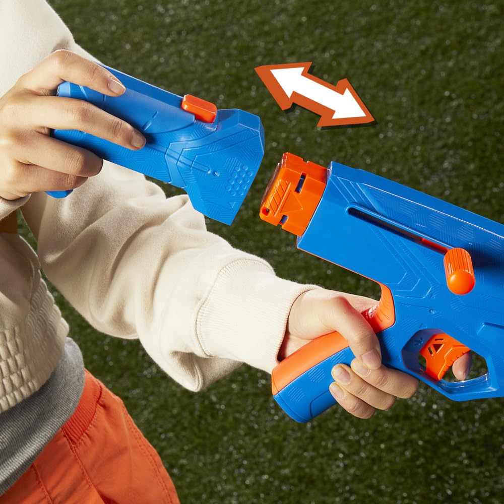NERF N Series Gear Up Pack – 3 Blaster, 10 Combinazioni, Mirino, Calcio e 18 Dardi N1 | Hasbro