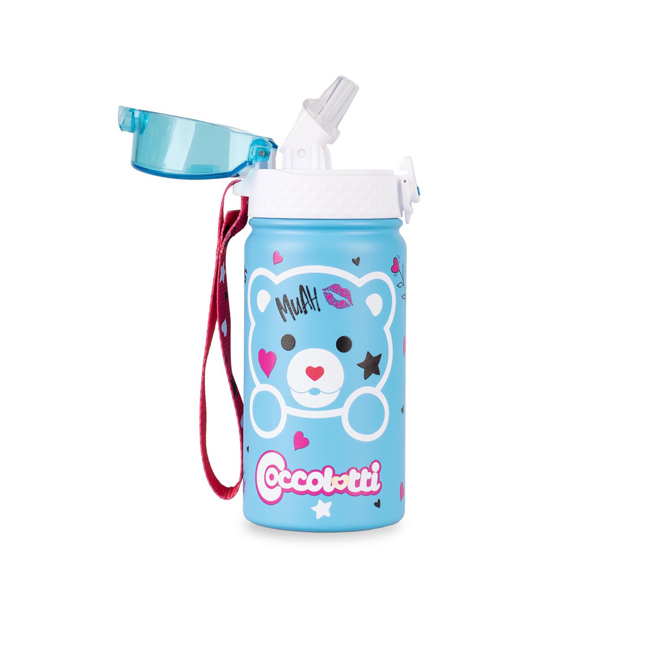 Borraccia Termica Colourbook Coccolotti 400 ml Rosa – Acciaio Inox | Scuola