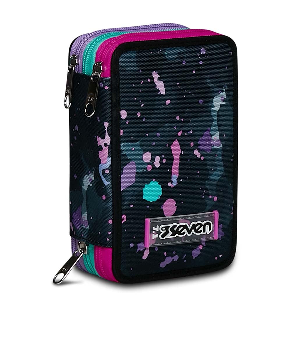 Astuccio Seven 3 Zip a Tre Scomparti | Scuola