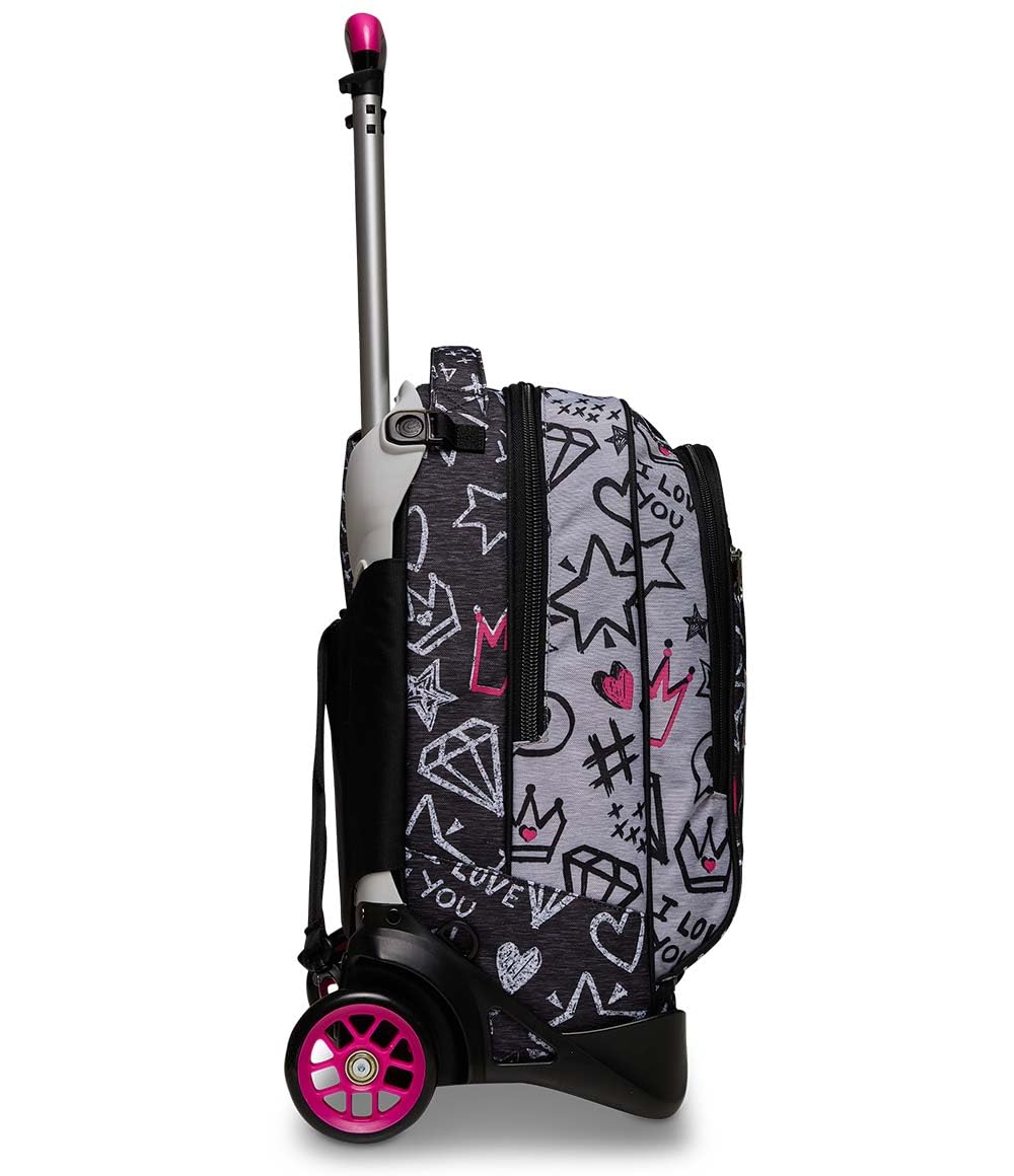 Seven Trolley Scuola Jack 2 Ruote – Zaino con Carrello per Bambini