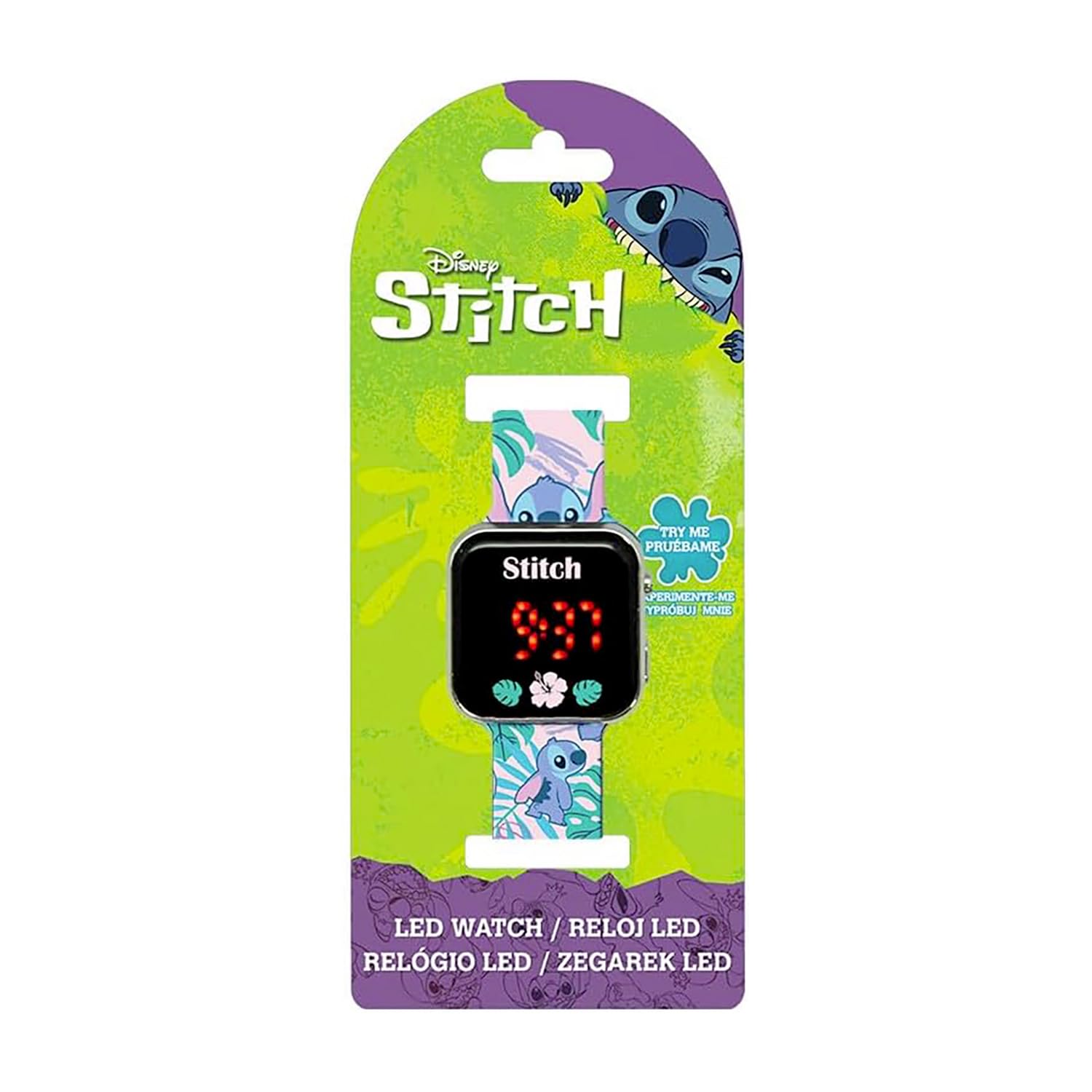 Seven Lilo & Stitch Zaino Scuola Elementare Nero – con Orecchie Stitch