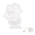 Legami - Insegna Luminosa Effetto Neon Babbo Natale, Solo Uso Interno
