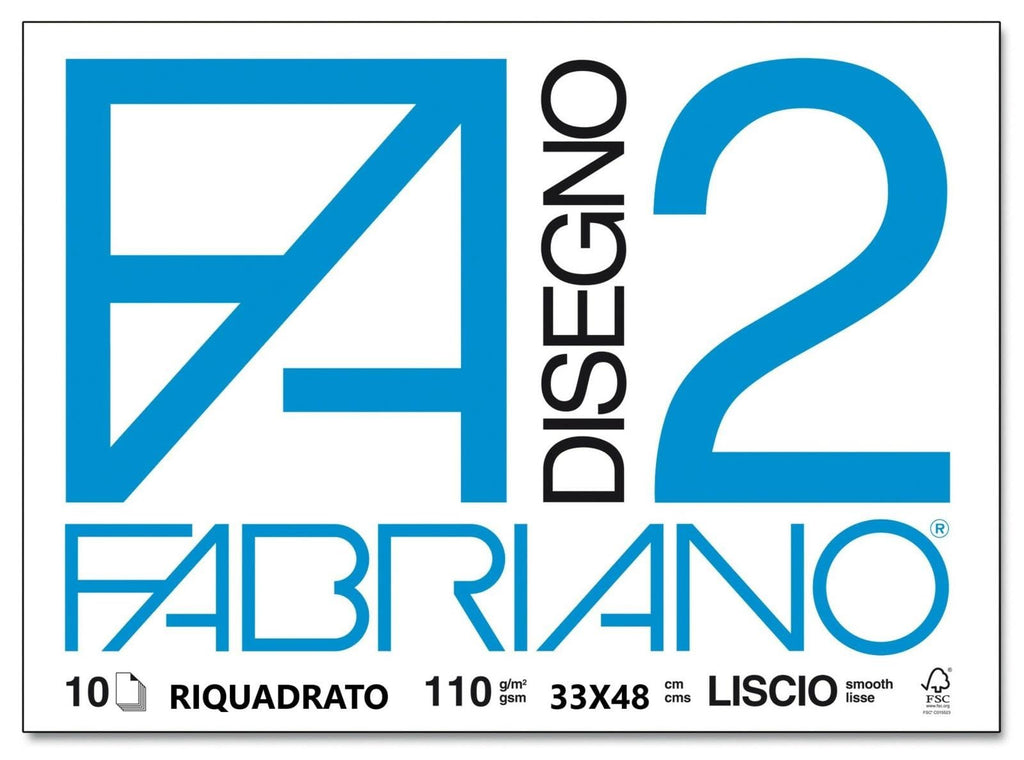Album da Disegno Fabriano F2 33x48 cm – 10 Fogli
