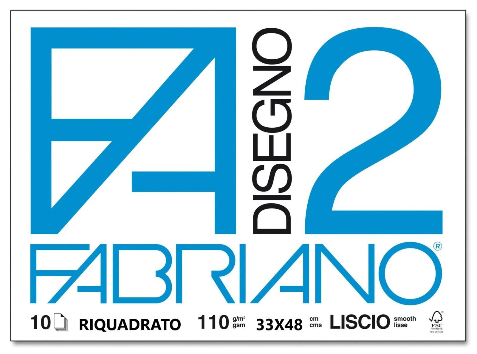 Album da Disegno Fabriano F2 33x48 cm – 10 Fogli