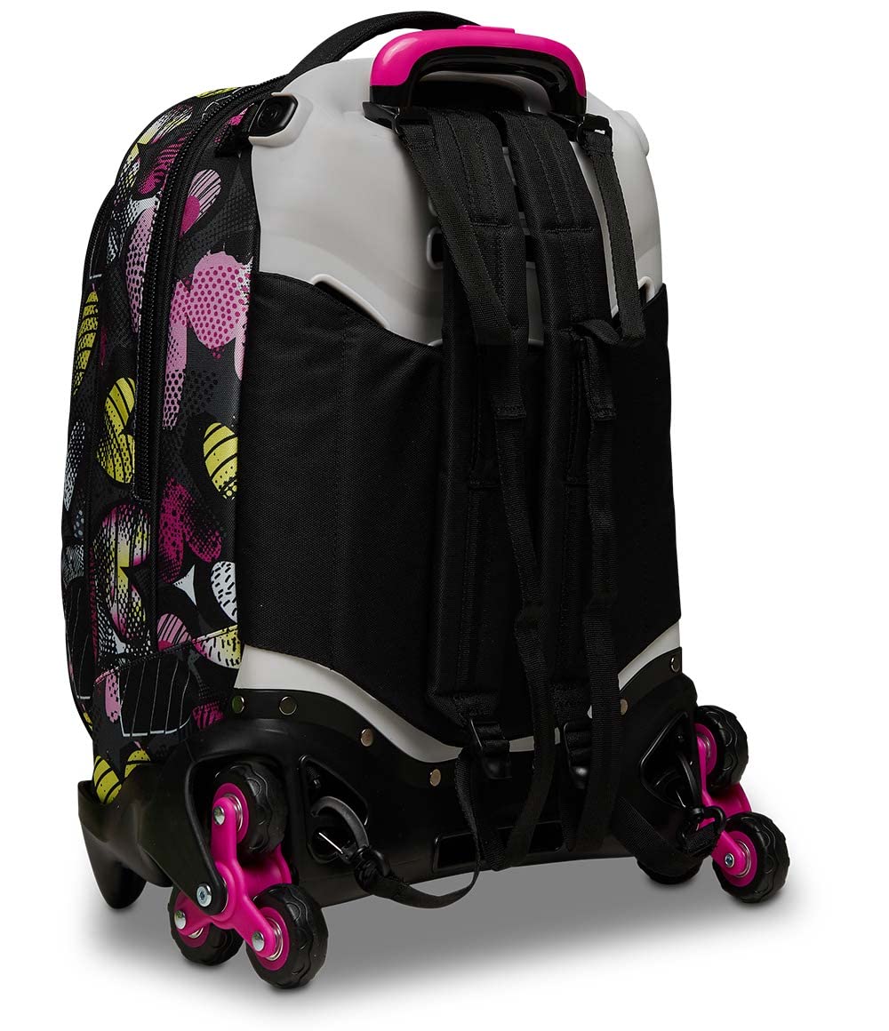 Seven Trolley Scuola Jack 3 Ruote – Multicolore – 37x51x27 cm