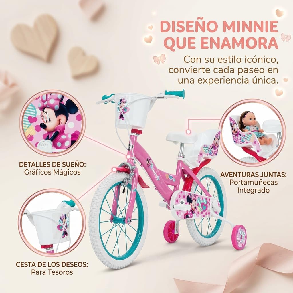 Bicicletta Disney Minnie 16 TOIMSA Huffy – Bambini 5-8 Anni