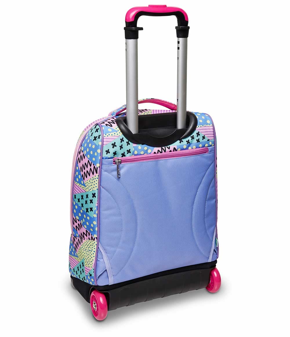 SJ Gang Style Jam Gang Trolley Scuola Rosa Bambine e Ragazze 33L con Crossover System