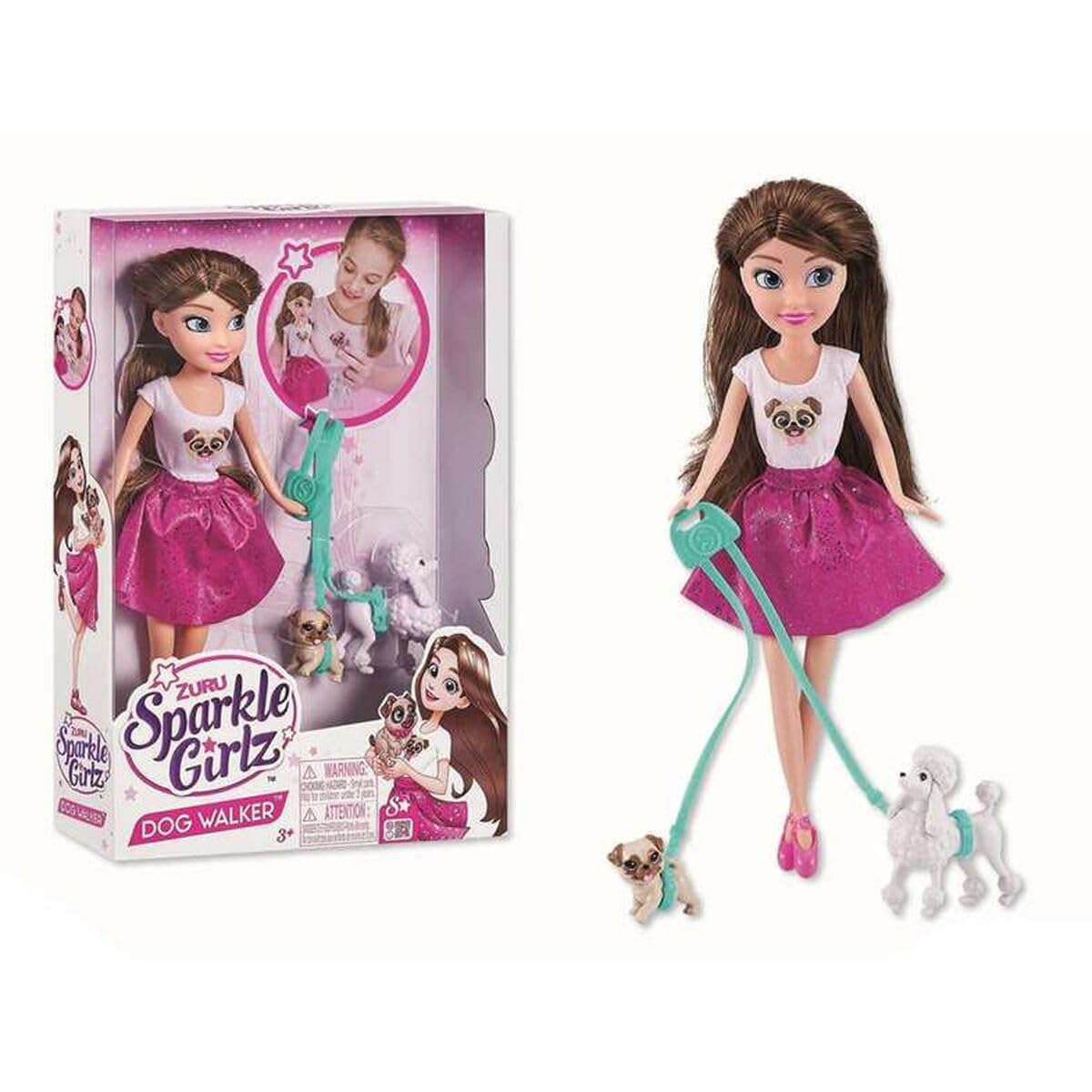 Zuru – Bambola Sparkle 26 cm con Cuccioli | ZUR10065 | Idea Regalo Bambine