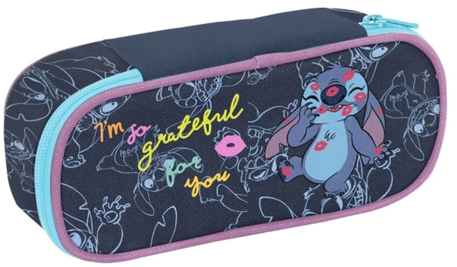 Bustina Portapenne Seven Round Plus Lilo & Stitch | Scuola