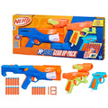 NERF N Series Gear Up Pack – 3 Blaster, 10 Combinazioni, Mirino, Calcio e 18 Dardi N1 | Hasbro